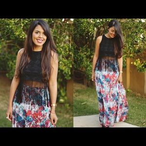 LA Hearts | Black Sleeveless Fringe Top